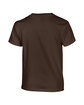 Gildan Youth Heavy Cotton T-Shirt dark chocolate OFBack
