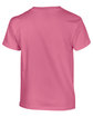 Gildan Youth Heavy Cotton T-Shirt safety pink OFBack