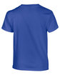 Gildan Youth Heavy Cotton T-Shirt neon blue OFBack
