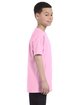Gildan Youth Heavy Cotton T-Shirt light pink ModelSide