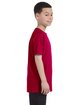Gildan Youth Heavy Cotton T-Shirt garnet ModelSide