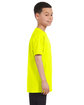 Gildan Youth Heavy Cotton T-Shirt safety green ModelSide