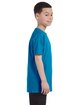 Gildan Youth Heavy Cotton T-Shirt sapphire ModelSide