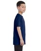 Gildan Youth Heavy Cotton T-Shirt navy ModelSide
