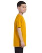 Gildan Youth Heavy Cotton T-Shirt gold ModelSide