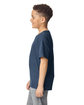 Gildan Youth Heavy Cotton T-Shirt blue dusk ModelSide