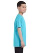 Gildan Youth Heavy Cotton T-Shirt sky ModelSide