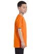Gildan Youth Heavy Cotton T-Shirt s orange ModelSide