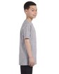 Gildan Youth Heavy Cotton T-Shirt sport grey ModelSide