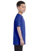 Gildan Youth Heavy Cotton T-Shirt cobalt ModelSide