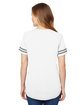 Gildan Heavy Cotton Ladies' Victory T-Shirt white/ grp hthr ModelBack