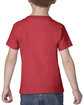 Gildan Toddler Heavy Cotton T-Shirt red ModelBack