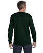 Gildan Adult Heavy Cotton Long-Sleeve T-Shirt forest green ModelBack
