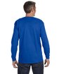 Gildan Adult Heavy Cotton Long-Sleeve T-Shirt royal ModelBack
