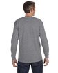Gildan Adult Heavy Cotton Long-Sleeve T-Shirt graphite heather ModelBack