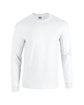 Gildan Adult Heavy Cotton Long-Sleeve T-Shirt white OFFront