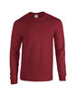 Gildan Adult Heavy Cotton Long-Sleeve T-Shirt garnet OFFront