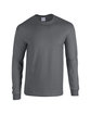 Gildan Adult Heavy Cotton Long-Sleeve T-Shirt charcoal OFFront