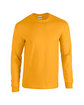 Gildan Adult Heavy Cotton Long-Sleeve T-Shirt gold OFFront