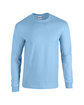 Gildan Adult Heavy Cotton Long-Sleeve T-Shirt light blue OFFront
