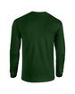 Gildan Adult Heavy Cotton Long-Sleeve T-Shirt forest green OFBack