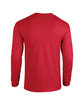 Gildan Adult Heavy Cotton Long-Sleeve T-Shirt red OFBack