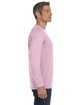Gildan Adult Heavy Cotton Long-Sleeve T-Shirt light pink ModelSide