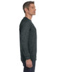 Gildan Adult Heavy Cotton Long-Sleeve T-Shirt dark heather ModelSide
