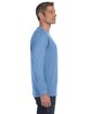 Gildan Adult Heavy Cotton Long-Sleeve T-Shirt carolina blue ModelSide