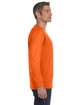 Gildan Adult Heavy Cotton Long-Sleeve T-Shirt s orange ModelSide