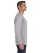 Gildan Adult Heavy Cotton Long-Sleeve T-Shirt sport grey ModelSide