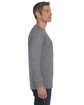 Gildan Adult Heavy Cotton Long-Sleeve T-Shirt graphite heather ModelSide