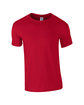 Gildan Adult Softstyle T-Shirt cherry red OFFront