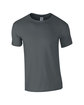 Gildan Adult Softstyle T-Shirt charcoal OFFront