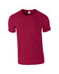 Gildan Adult Softstyle T-Shirt antiq cherry red OFFront