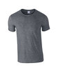 Gildan Adult Softstyle T-Shirt dark heather OFFront