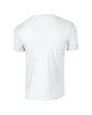 Gildan Adult Softstyle T-Shirt white OFBack