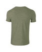 Gildan Adult Softstyle T-Shirt hth military grn OFBack