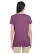 Gildan Ladies' Softstyle Deep Scoop T-Shirt hthr aubergine ModelBack