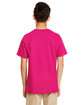 Gildan Youth Softstyle T-Shirt heliconia ModelBack