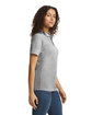 Gildan Ladies' Softstyle Double Pique Polo rs sport grey ModelSide
