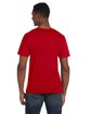 Gildan Adult Softstyle V-Neck T-Shirt cherry red ModelBack