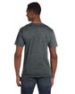 Gildan Adult Softstyle V-Neck T-Shirt dark heather ModelBack