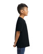 Gildan Youth Softstyle Midweight T-Shirt pitch black ModelSide