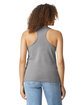 Gildan Ladies' Softstyle CVC Racerback Tank cement ModelBack