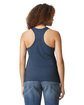 Gildan Ladies' Softstyle CVC Racerback Tank navy mist ModelBack