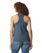 Gildan Ladies' Softstyle CVC Racerback Tank pitch black mist ModelBack