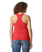 Gildan Ladies' Softstyle CVC Racerback Tank red mist ModelBack