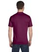 Gildan Adult T-Shirt maroon ModelBack
