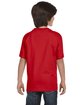 Gildan Youth T-Shirt red ModelBack